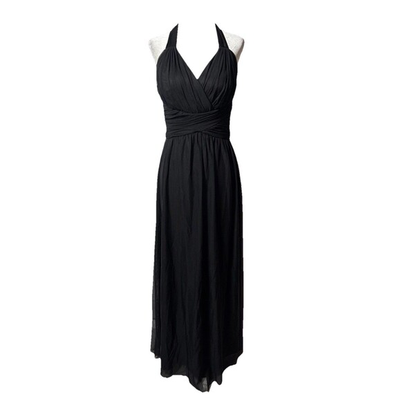 White House Black Market Dresses & Skirts - White House Black Market Black Halter Maxi Dress Size 2